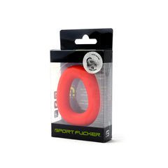 Sport Fucker Hero Ring Cock Ring - Red