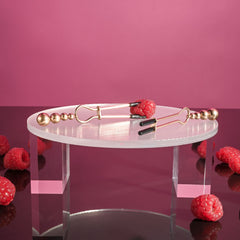 Selopa BEADED NIPPLE CLAMPS - Rose Gold