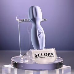 Selopa LIL' WAND - Purple 11 cm USB Rechargeable Massage Wand
