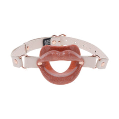 Sex & Mischief Peaches n CreaMe Silicone Lips Gag