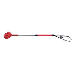 S&M Exs & Ohs Kiss Crop - Red Silicone Tipped Crop Whip