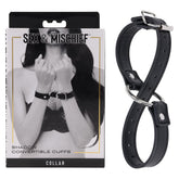 S&M Shadow Convertible Cuffs - Black Restraints