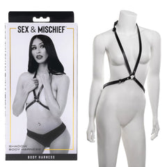 S&M Shadow Body Harness - Black Harness