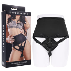 SPORTSHEETS High Waisted Corset Strap-On Harness