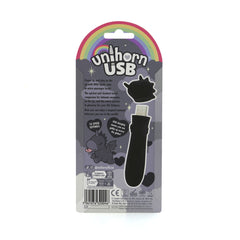 Unihorn - USB Bullet - Wild Spirit - Black USB Rechargeable Vibrating Bullet