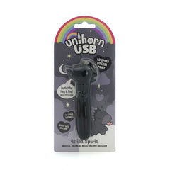 Unihorn - USB Bullet - Wild Spirit - Black USB Rechargeable Vibrating Bullet