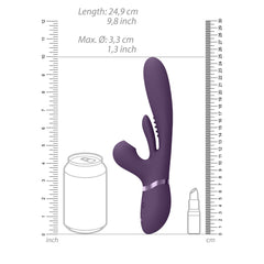 VIVE Ena G-spot Rabbit Vibrator - Purple