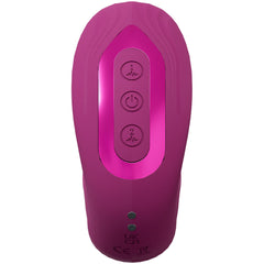 VIVE Yuna Flapping Tongue Suction Vibrator - Pink
