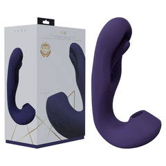 VIVE Yuna Flapping Tongue Suction Vibrator - Purple