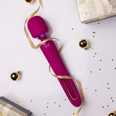 VIVE Kiku Flapping Tongue and Wand Vibrator - Pink