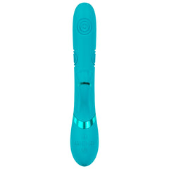 VIVE Fiore - Blue 25 cm USB Rechargeable Tapping Rabbit Vibrator