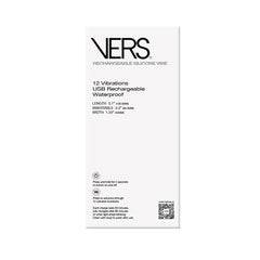 VERS Rechargeable Silicone P-Spot Vibe Butt Plug