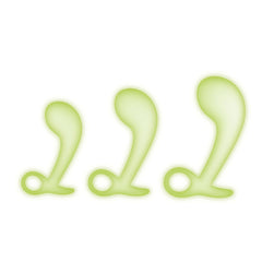 WhipSmart Glow In The Dark 3pc Prostate Butt Plug Training Kit