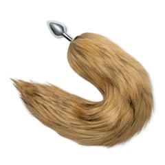 WhipSmart Furry Tales 14 Inch Brown Butt Plug Fox Tail