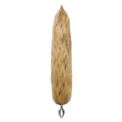 WhipSmart Furry Tales 14 Inch Brown Butt Plug Fox Tail