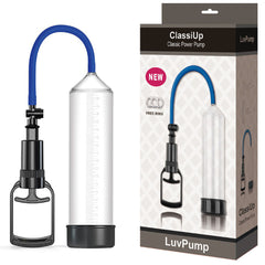 LuvPump ClassiUp Classic Power Penis Pump - Large - Clear