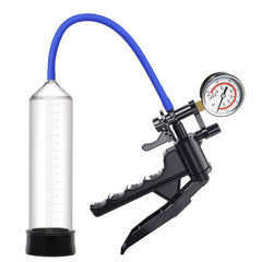 LuvPump ProXtra Professional Power Penis Pump - Clear with Pressure Gauge