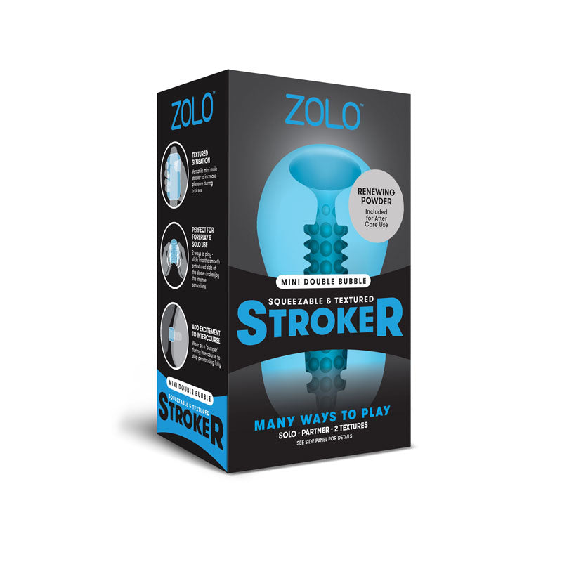 Zolo Mini Double Bubble Stroker Masturbator