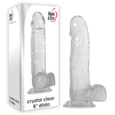 Adam & Eve Crystal Clear 8'' Dildo - Mr and Mrs D's