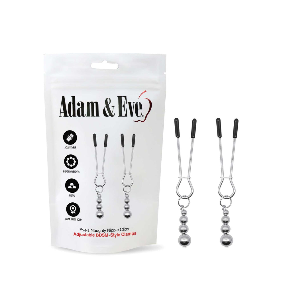 Adam & Eve Eve's Naughty Nipple Clips - Mr and Mrs D's