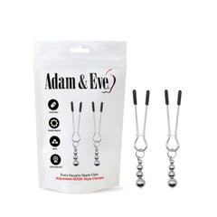 Adam & Eve Eve's Naughty Nipple Clips - Mr and Mrs D's