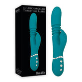 Adam & Eve Eve's Rechargeable Thrusting Rabbit Vibrator - Mr and Mrs D's