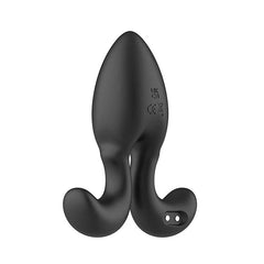 Adam & Eve OMEGA Vibrating Plug - Black 10 cm USB Rechargeable Vibrating Butt Plug with Remote - ANAL TOYS - Mr and Mrs D's