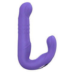 Adam & Eve P - SPOT MILKER Curling & Pulsating Prostate Massager - Purple USB Rechargeable - Mr and Mrs D's