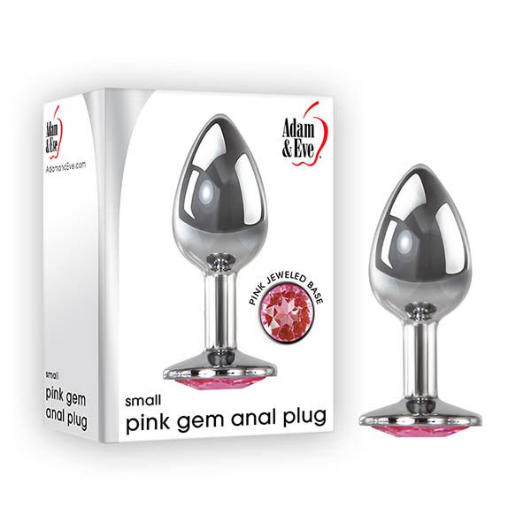 Adam & Eve Pink Gem Anal Butt Plug - Small - Mr and Mrs D's
