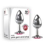Adam & Eve Pink Gem Anal Butt Plug - Small - Mr and Mrs D's