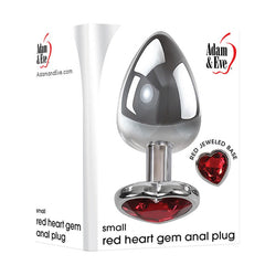 Adam & Eve Red Heart Gen Anal Plug - Small - Mr and Mrs D's