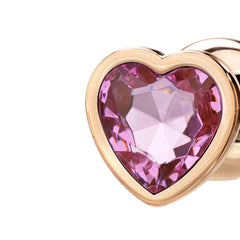 Adam & Eve ROSE GOLD HEART GEM ANAL PLUG SET - 3 Sizes - ANAL TOYS - Mr and Mrs D's