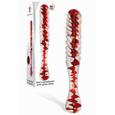 Adam & Eve Sweetheart Swirl Glass Dildo - Mr and Mrs D's