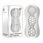 Adam & Eve Triple Chamber Ball Drainer Masturbator - Mr and Mrs D's