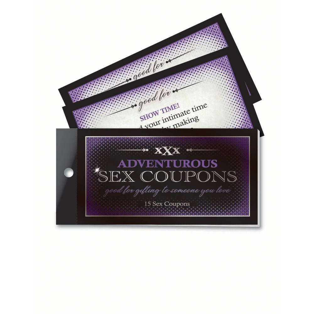 Adventurous Sex Coupons - Set of 15 Coupons - Mr and Mrs D's