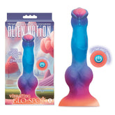 Alien Nation - Glo - Spot - Glow In Dark Coloured Vibrating Fantasy Dong 21.6 cm - DONGS - Mr and Mrs D's
