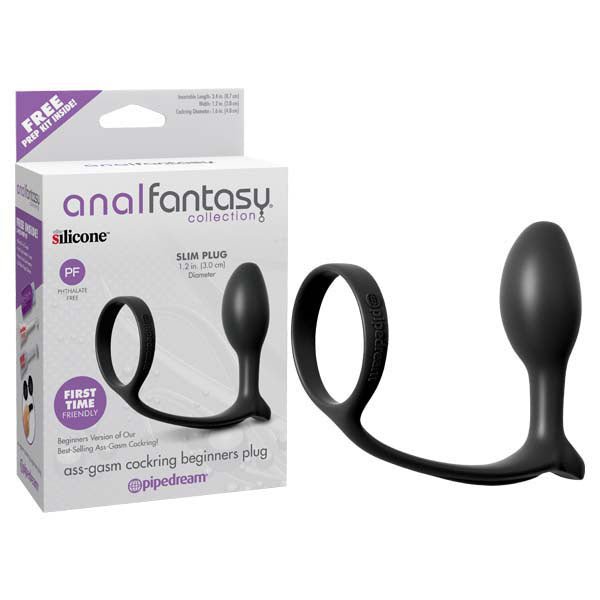 Anal Fantasy Collection Ass - Gasm Cock Ring Beginners Butt Plug LP - Mr and Mrs D's