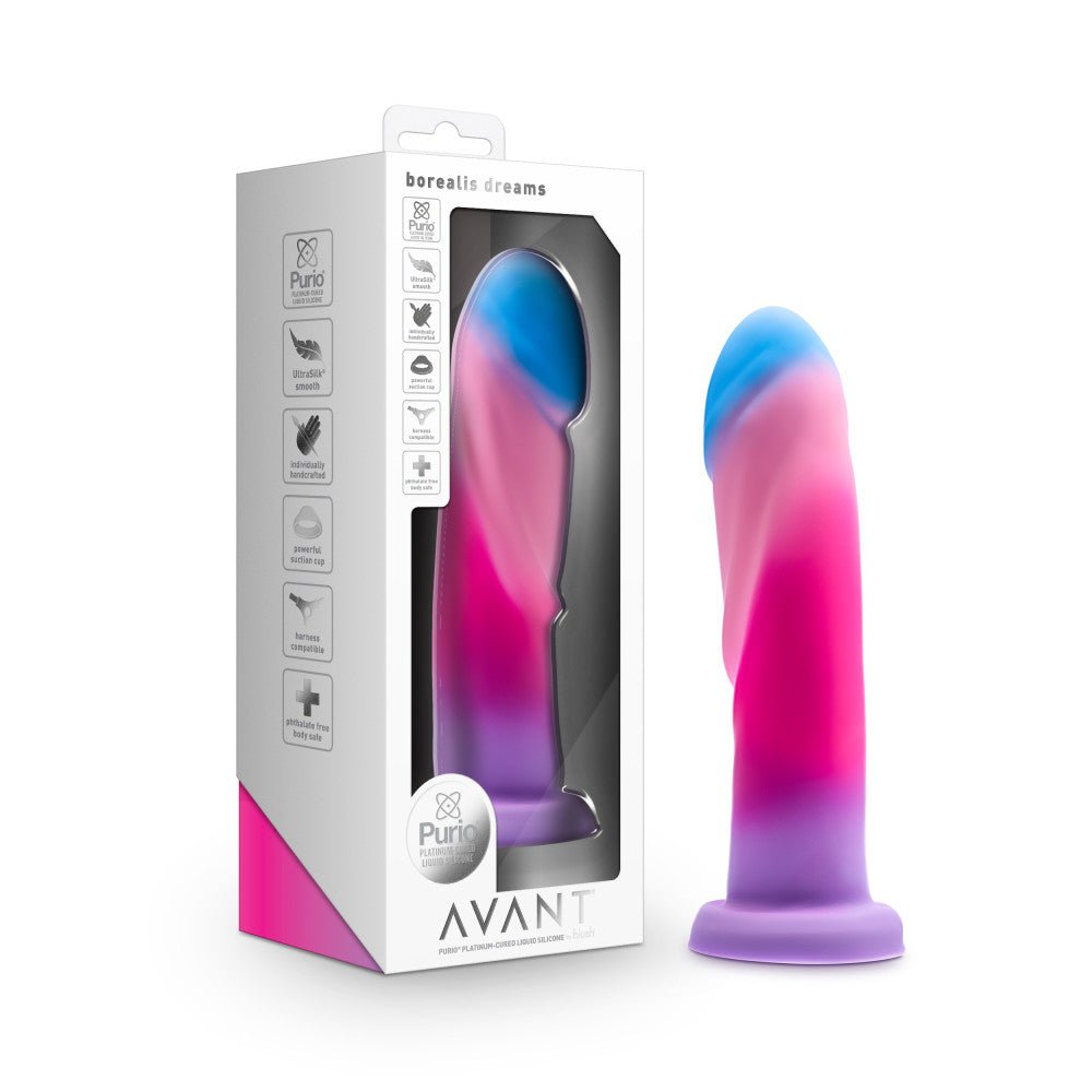 Avant - Borealis Dreams - Cotton Candy Coloured 19.7 cm Dildo - Mr and Mrs D's