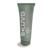Green tube of BLUVD Girth Enhancing Cream on a white background