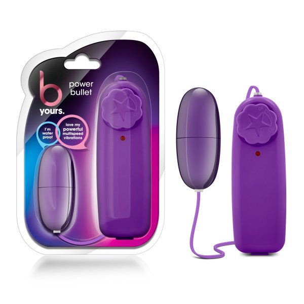 B Yours - Power Bullet - Purple 5.3 cm (2.1'') Bullet - Mr and Mrs D's