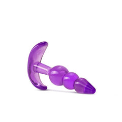 B Yours Triple Bead Anal Plug - Purple 9.5 cm Butt Plug - ANAL TOYS - Mr and Mrs D's