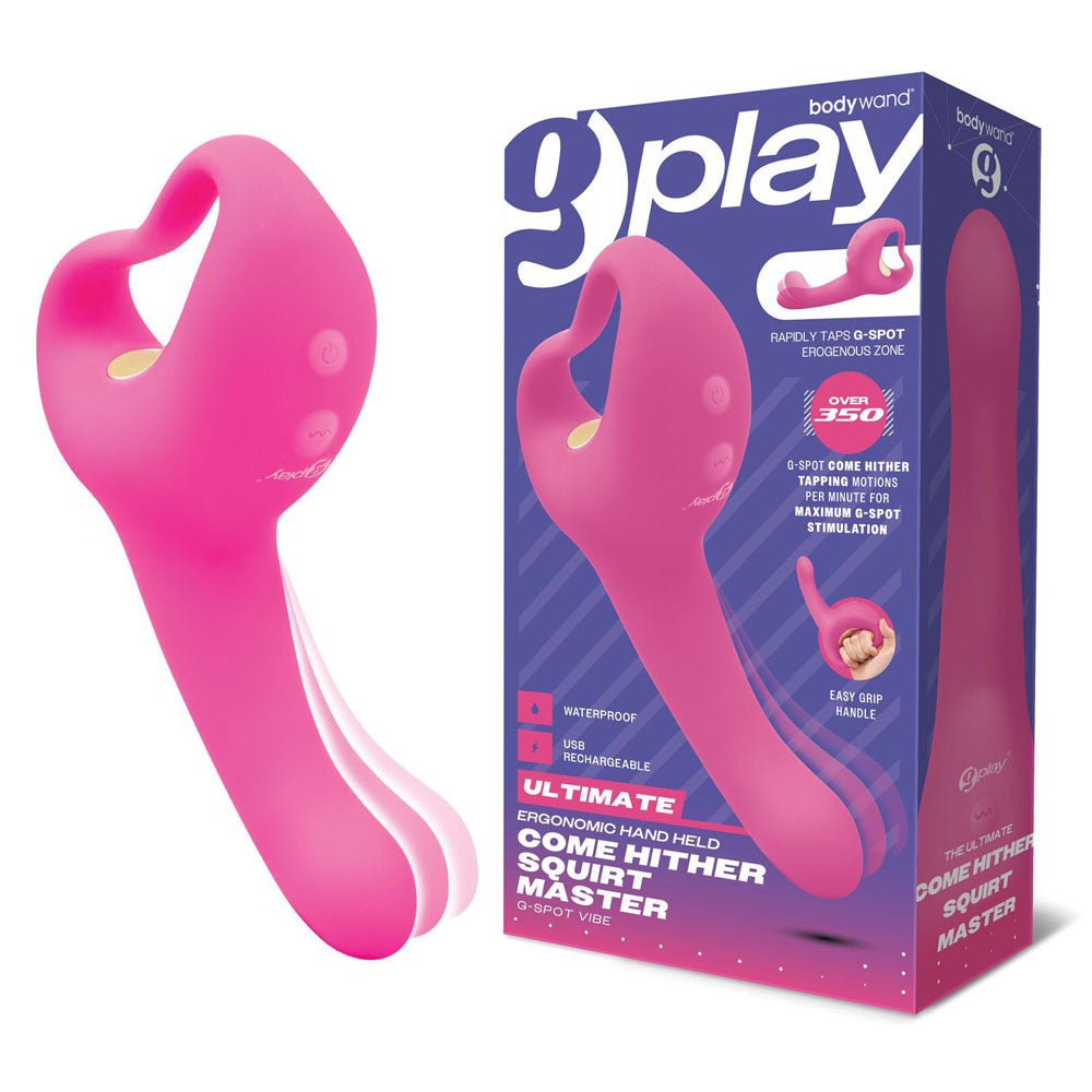 Bodywand G - Play Ultimate Come Hither Squirt Master Vibrator - Pink 19 cm - Mr and Mrs D's