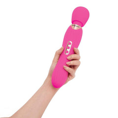 Bodywand RUMBLE WAND 12 Inch - Hot Pink 30 cm USB Rechargeable Massage Wand - VIBRATORS - Mr and Mrs D's
