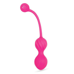 Bodywand Squeeze Remote - Control Pelvic Floor Trainer - Pink USB Rechargeable Weighted Kegel Balls with Remote - KEGEL TOYS - Mr and Mrs D's
