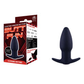 Butt Fun Rechargeable Butt Plug - Black - Black USB Rechargeable Butt Plug - ANAL TOYS - Mr and Mrs D's