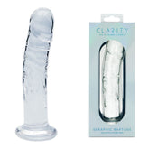 Clarity - Seraphic Rapture - Clear 17.8 cm Glass Dildo - GLASS TOYS - Mr and Mrs D's