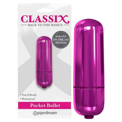 Classix Pocket Bullet - Metallic Pink 5.6 cm Bullet - Mr and Mrs D's