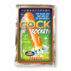Cock Rockets - Orange - Orange Flavoured Oral Sex Candy - 15 grams - Mr and Mrs D's