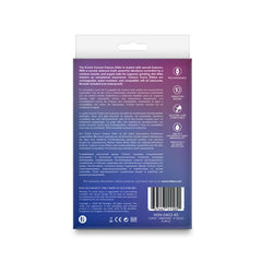 Colours Curve - Vibrating 5'' Dildo - Purple - Purple 12.6 cm USB Rechargeable Vibrating Dildo with Wireless Remote - DONGS - Mr and Mrs D's