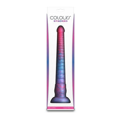 Colours Stacked - 12'' Dildo - Pink/Blue - Pink/Blue 30.6 cm Fantasy Dildo - Mr and Mrs D's